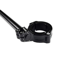 DEMI-GUIDONS REGLABLES AVEC BAGUES - Couleur : NOIR, Taille : 52 