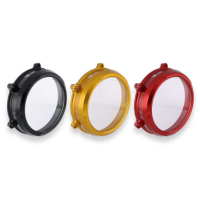 CARTER EMBRAYAGE PANIGALE V4 CNC RACING - Couleur : ROUGE/SILVER
