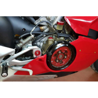 CARTER EMBRAYAGE PANIGALE V4 CNC RACING - Couleur : NOIR/SILVER