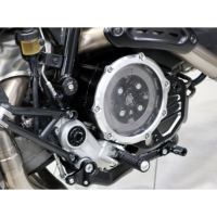 CARTER EMBRAYAGE TRANSPARENT CNC RACING HYPERMOTARD 950 - Couleur : SILVER SILVER