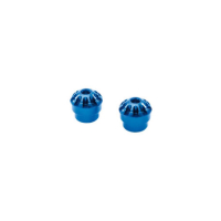 PAIRE EMBOUT DE REPOSES PIEDS GRIPS - Couleur : SILVER 