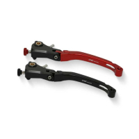 LEVIER EMBRAYAGE EN ALUMINIUM REPLIABLE - Couleur : NOIR/ROUGE 