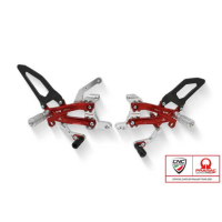 KIT COMMANDE RECULEES RPS EDITION LIMITEE TEAM PRAMAC PANIGALE V4R - Couleur : ROUGE