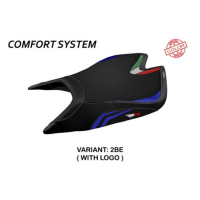 HOUSSE DE SELLE COMPATIBLE APRILIA RSV4 (21-22) MODÈLE LEON SPECIAL COLOR ULTRAG - Logo : SANS LOGO, Couleur : ARGENT, Type : CONFORT 