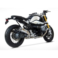 SILENCIEUX ZARD BMW R nine T - Version : racing, Options : sans option, Matière : titane, Embout : embout aluminium 