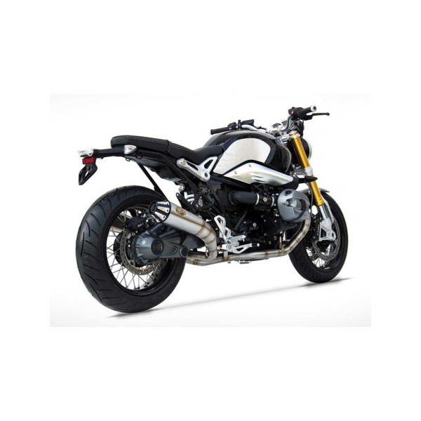 SILENCIEUX ZARD BMW R nine T - Options : noir, Version : racing, Embout : embout aluminium, Matière : titane