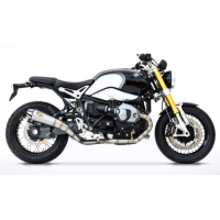 SILENCIEUX ZARD BMW R nine T - Options : noir, Version : racing, Embout : embout aluminium, Matière : titane