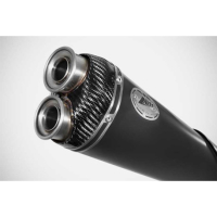 LIGNE COMPLETE ZARD TRIUMPH SCRAMBLER 1200 2024/* - Options : noir, Version : homologué, Embout : embout carbone, Matière : inox