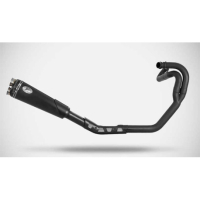 LIGNE COMPLETE ZARD TRIUMPH SCRAMBLER 1200 2024/* - Options : sans option, Version : homologué, Embout : embout carbone, Matière : inox