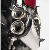 LIGNE COMPLETE ZARD TRIUMPH SCRAMBLER 1200 2024/* - Options : sans option, Version : homologué, Embout : embout carbone, Matière : inox