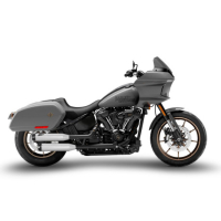 DOUBLE SILENCIEUX ZARD HARLEY DAVIDSON LOW RIDER ST - Options : noir, Version : racing, Embout : embout bronze, Matière : inox 