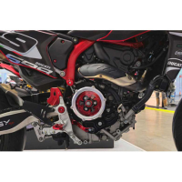 CARTER EMBRAYAGE TRANSPARENT CNC RACING DUCATI HYPERMOTARD 698 - Couleur : OR/SILVER