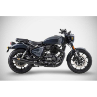 SILENCIEUX ZARD ROYAL ENFIELD SHOTGUN 650 2024 - Options : noir, Matière : inox, Embout : embout inox, Version : homologué 