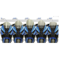 BULLE ZERO GRAVITY DOUBLE COURBURE SUZUKI GSX-8R 2024/* - Couleur : FUMÉ FONCÉ