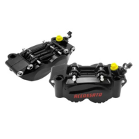 PAIRE ETRIERS RADIAL ACCOSSATO ENTRACE 100 - Couleur : oxidation noire, Type : RACING