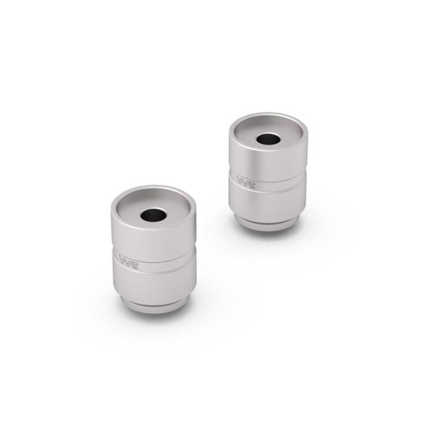 RÉHAUSSEUR DE GUIDON 40 MM - Couleur : Argent anodisé