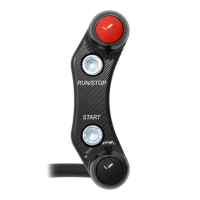 Commodo droit racing SuperSport pour Ducati Panigale V2 (Trous alignés) 