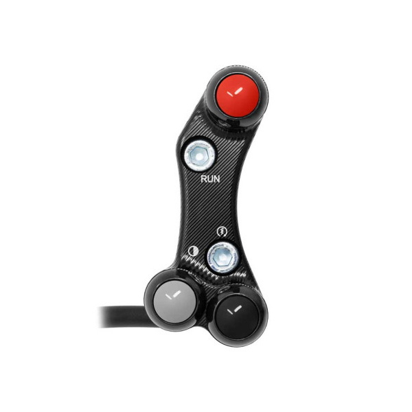 Commodo droit pour maitre cylindre Brembo Aprilia RS 457 (trous non alignés)