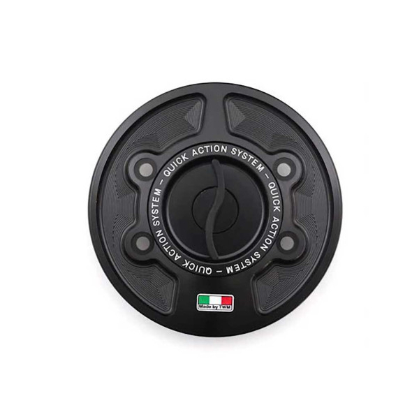 Trappe à essence ouverture rapide TWM - Couleur exterieur : NOIR, Couleur intérieur : OR