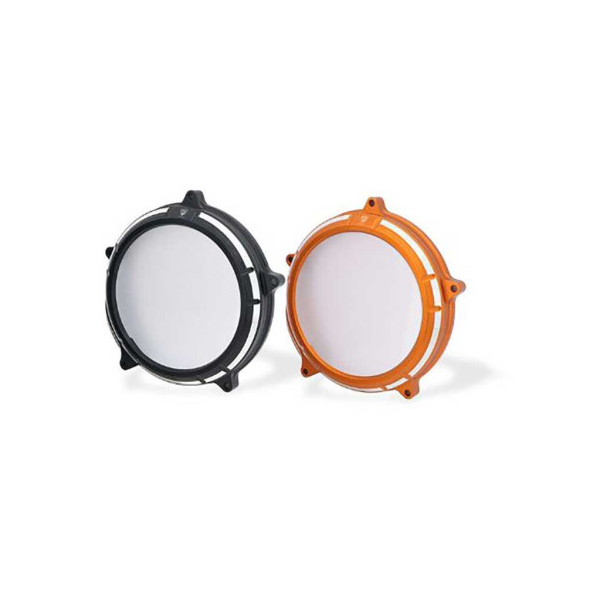 CARTER TRANSPARENT CNC RACING KTM - Couleur : NOIR/SILVER