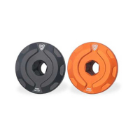 ECROU DE ROUE AVANT CNC RACING M25x1 KTM - Couleur : ORANGE
