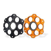 PORTE COURONNE CNC RACING KTM - Couleur : NOIR 