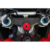 ECROU DE COLONNE DE DIRECTION CNC RACING DUCATI - Couleur : NOIR
