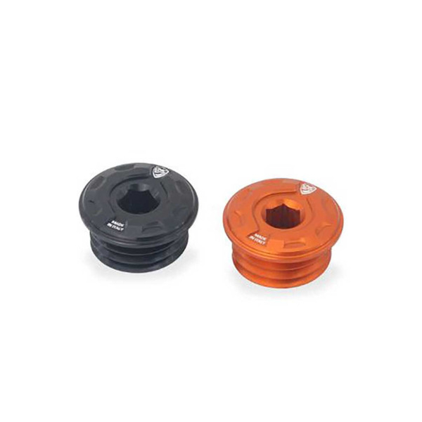 BOUCHON DE CARTER D HUILE CNC RACING M24x3 - Couleur : NOIR