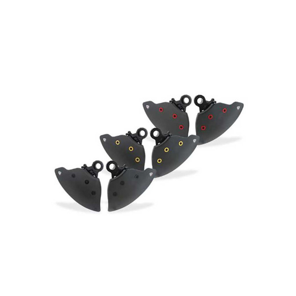 KIT ECOPES DE FREIN CARBONE CNC RACING - Couleur : NOIR, Finition : CARBONE BRILLANT