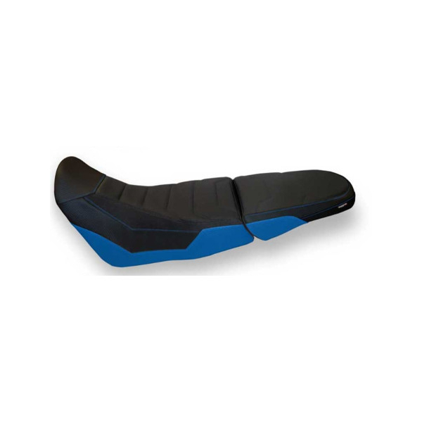 HOUSSE DE SELLE COMPATIBLE HONDA AFRICA TWIN 1000 ADVENTURE (18-19) MODÈLE UFA 3 - Couleur : BLEU, Type : ULTRAGRIP, Logo : SANS LOGO