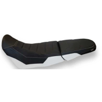 HOUSSE DE SELLE COMPATIBLE HONDA AFRICA TWIN 1000 ADVENTURE (18-19) MODÈLE UFA 3 - Couleur : BLANC, Type : ULTRAGRIP, Logo : SANS LOGO
