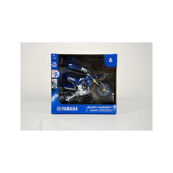 MOTO YAMAHA YZ450F + RIDER 1/12 °
