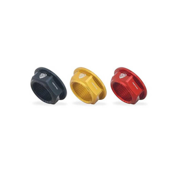 ECROU DE ROUE ARRIERE CNC RACING DUCATI M24x1.25 - Couleur : NOIR