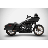 LIGNE COMPLETE ZARD 2 EN 1 EDITION LIMITEE HARLEY DAVIDSON ROAD KING-ROAD GLIDE- - Version : racing, Options : sans option, Matière : inox, Embout : embout aluminium 