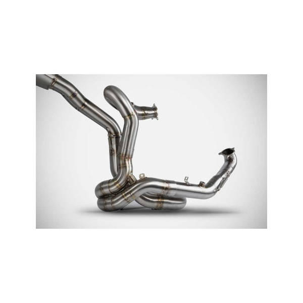 SILENCIEUX  INOX ZARD AVEC PARE CHALEUR CARBONE DUCATI DIAVEL V4 - Version : racing, Options : sans option, Matière : inox, Embout : embout inox