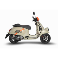 SILENCIEUX ZARD TOP GUN PIAGGIO VESPA GTV 300 - Options : sans option, Version : racing, Embout : embout carbone, Matière : titane 