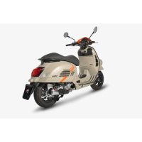 SILENCIEUX ZARD TOP GUN PIAGGIO VESPA GTV 300 - Version : racing, Options : sans option, Matière : titane, Embout : embout carbone