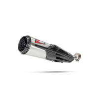 SILENCIEUX ZARD TOP GUN PIAGGIO VESPA GTV 300 - Version : racing, Options : sans option, Matière : titane, Embout : embout carbone