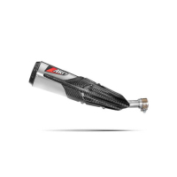 SILENCIEUX ZARD TOP GUN PIAGGIO VESPA GTV 300 - Version : racing, Options : sans option, Matière : titane, Embout : embout carbone