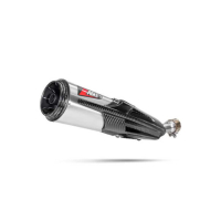 SILENCIEUX ZARD TOP GUN PIAGGIO VESPA GTV 300 - Version : racing, Options : sans option, Matière : titane, Embout : embout carbone