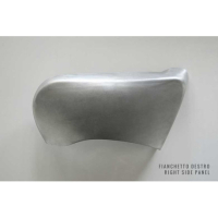 FLANC LATERAL GAUCHE ALUMINIUM BROSSE TRIUMPH BONNEVILLE T120