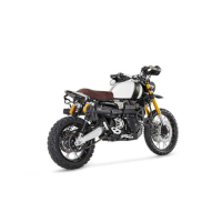 LIGNE COMPLETE INOX ZARD 2 EN 2 TRIUMPH SCRAMBLER 1200 - Options : sans option, Version : racing, Embout : embout inox, Matière : inox 