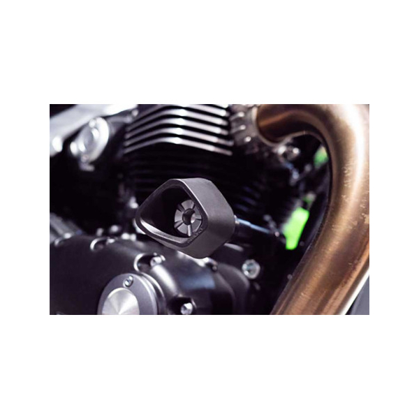 TAMPONS DE PROTECTION DE CADRE SPEED TWIN 1200 2025 EVOTECH - Couleur : NOIR