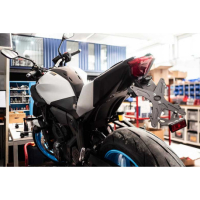 SUPPORT DE PLAQUE MT-07 2025+ EVOTECH 