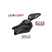 HOUSSE DE SELLE TAPPEZZERIA KAWASAKI Z900 2025 - Logo : AVEC LOGO, Type : ULTRAGRIP, Couleur : NOIR VERT