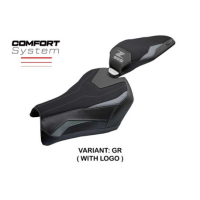 HOUSSE DE SELLE TAPPEZZERIA KAWASAKI Z900 2025 - Logo : SANS LOGO, Couleur : ROUGE ARGENT, Type : STANDARD