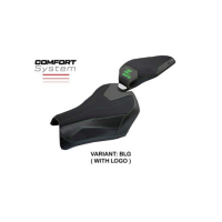 HOUSSE DE SELLE TAPPEZZERIA KAWASAKI Z900 2025 - Type : STANDARD, Couleur : NOIR VERT, Logo : SANS LOGO