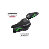 HOUSSE DE SELLE TAPPEZZERIA KAWASAKI Z900 2025 - Couleur : ARGENT, Type : ULTRAGRIP VELVET, Logo : SANS LOGO