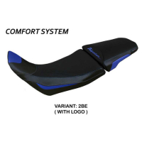 HOUSSE DE SELLE COMPATIBLE HONDA AFRICA TWIN 1100 (20-22) MODÈLE DELINE - Couleur : ROUGE, Type : STANDARD, Logo : SANS LOGO 