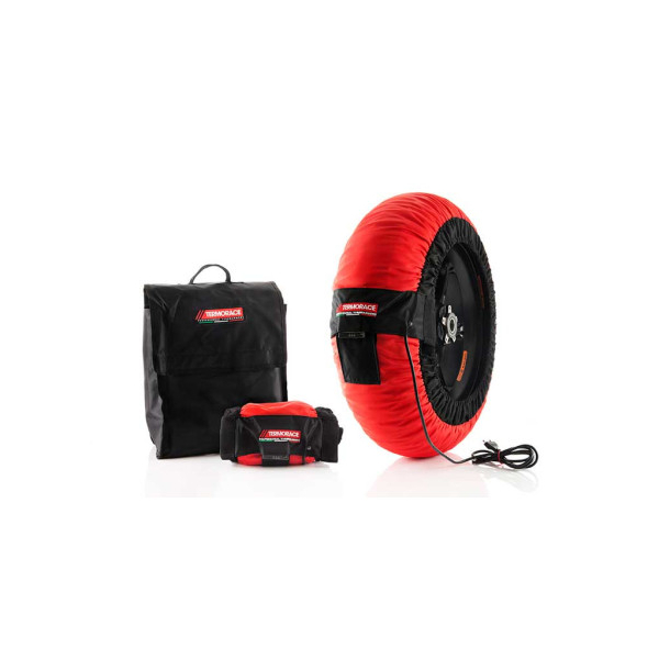 Paire de couvertures chauffantes Termorace Evo 50 80 et 100 C - Couleur : VERT, Taille : SUPERMOTO - 250 GP